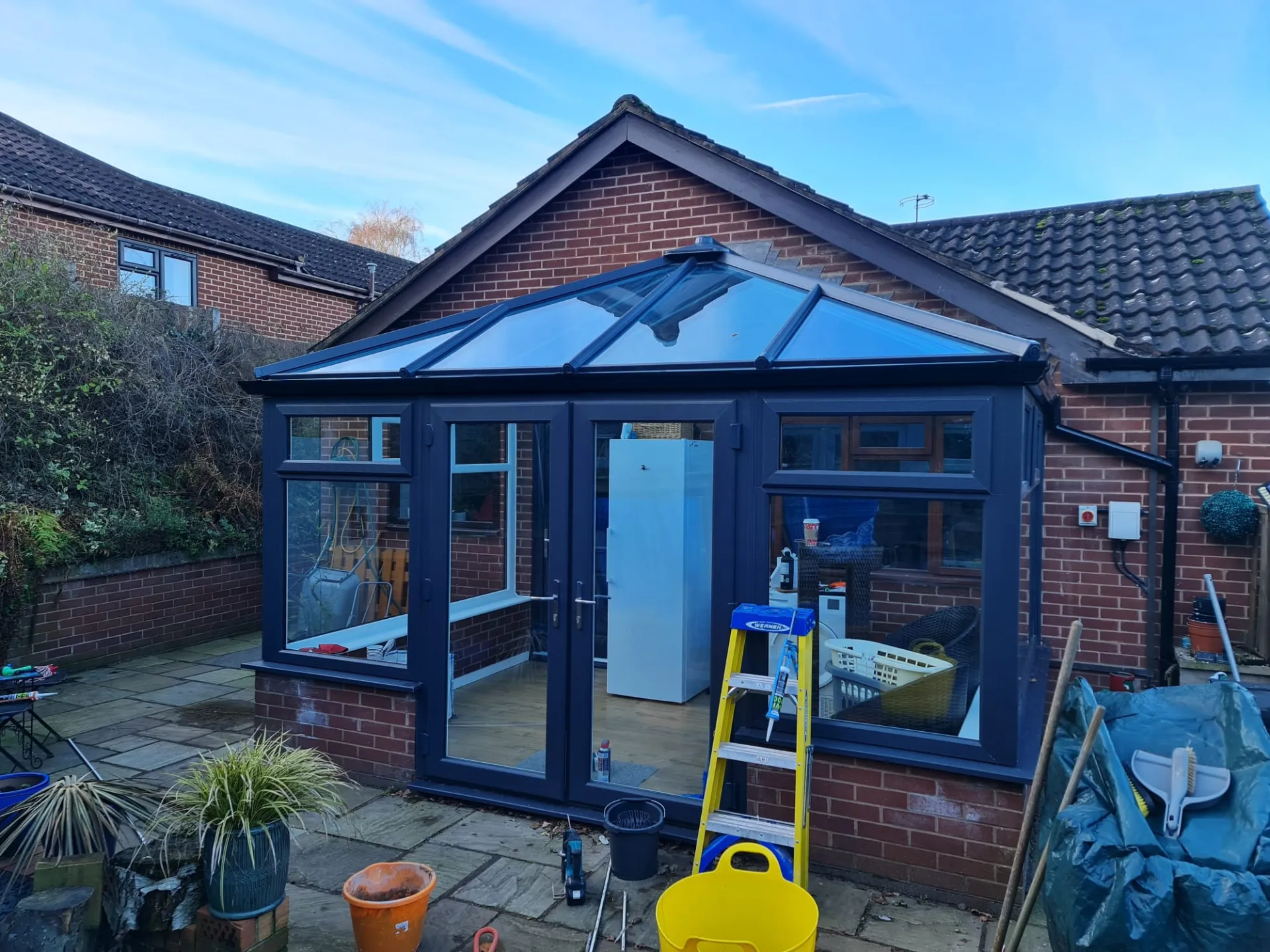 Example of Prime Windows installation work related to conservatories
